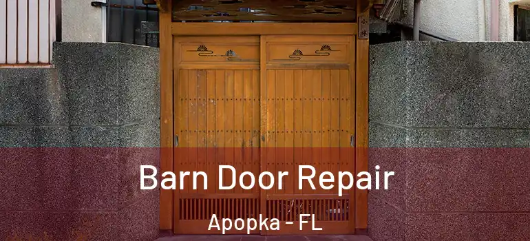  Barn Door Repair Apopka - FL