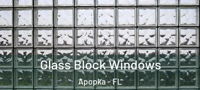  Glass Block Windows Apopka - FL