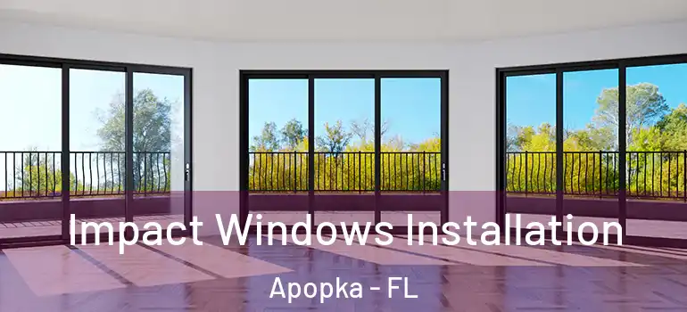  Impact Windows Installation Apopka - FL