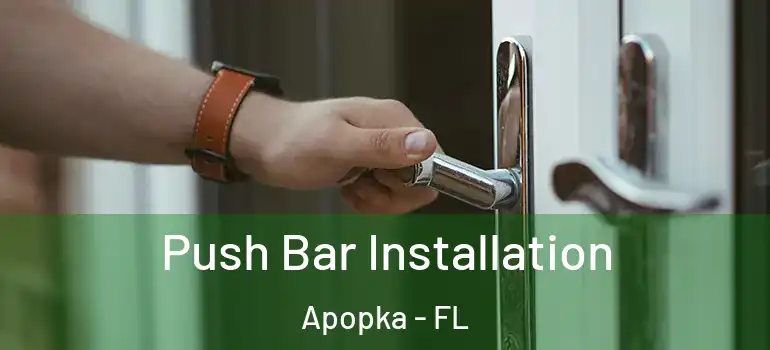  Push Bar Installation Apopka - FL
