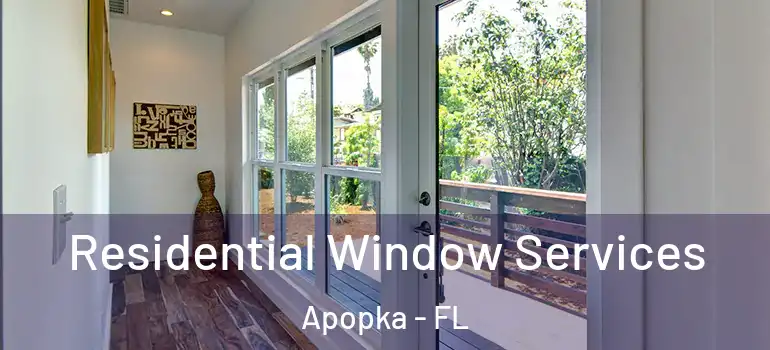  Residential Window Services Apopka - FL
