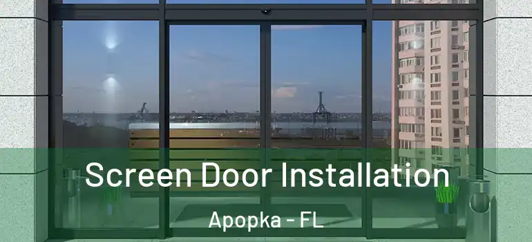  Screen Door Installation Apopka - FL