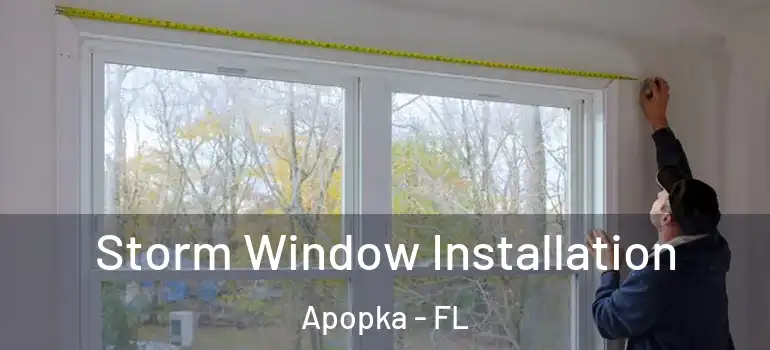  Storm Window Installation Apopka - FL