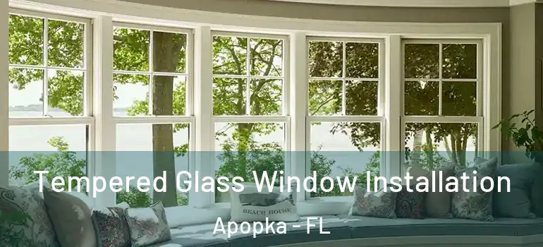  Tempered Glass Window Installation Apopka - FL