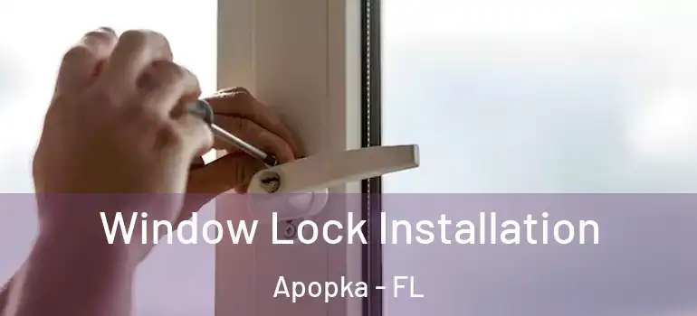  Window Lock Installation Apopka - FL